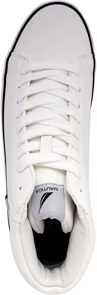 Nautica Men's Casual Fashion Sneakers - Classic High-Top Tennis Shoes, Lace-Up Chukka Mid-Top Loafers, Walking and Leisure Boots