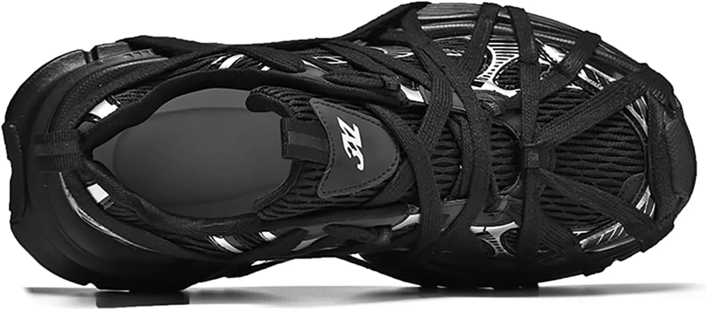 Niepce Inc Streetwear Men's Fashion Chunky Sneakers with Design
