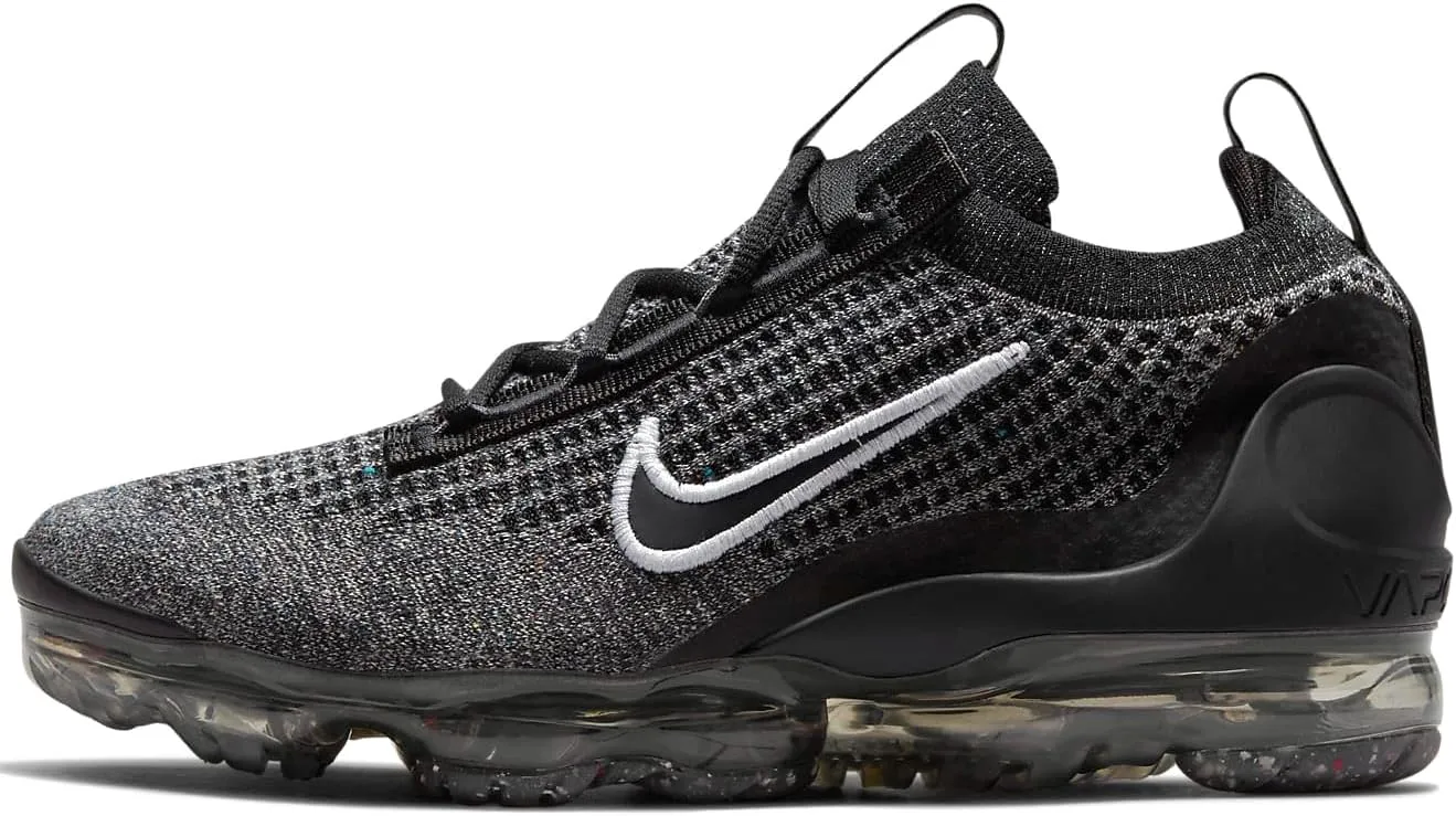 Nike mens Air Vapormax 2021 Flyknit Sneakers, Black/Black/White/Anthracite, 5.5