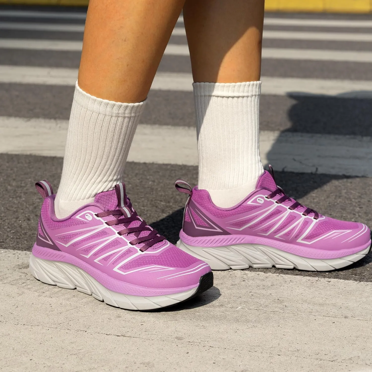 NORTIV 8 Women's Walking Shoes Running ActiveSwift Comfortable Tennis Breathable Non Slip Athletic Gym Workout Cross Training Sneakers.