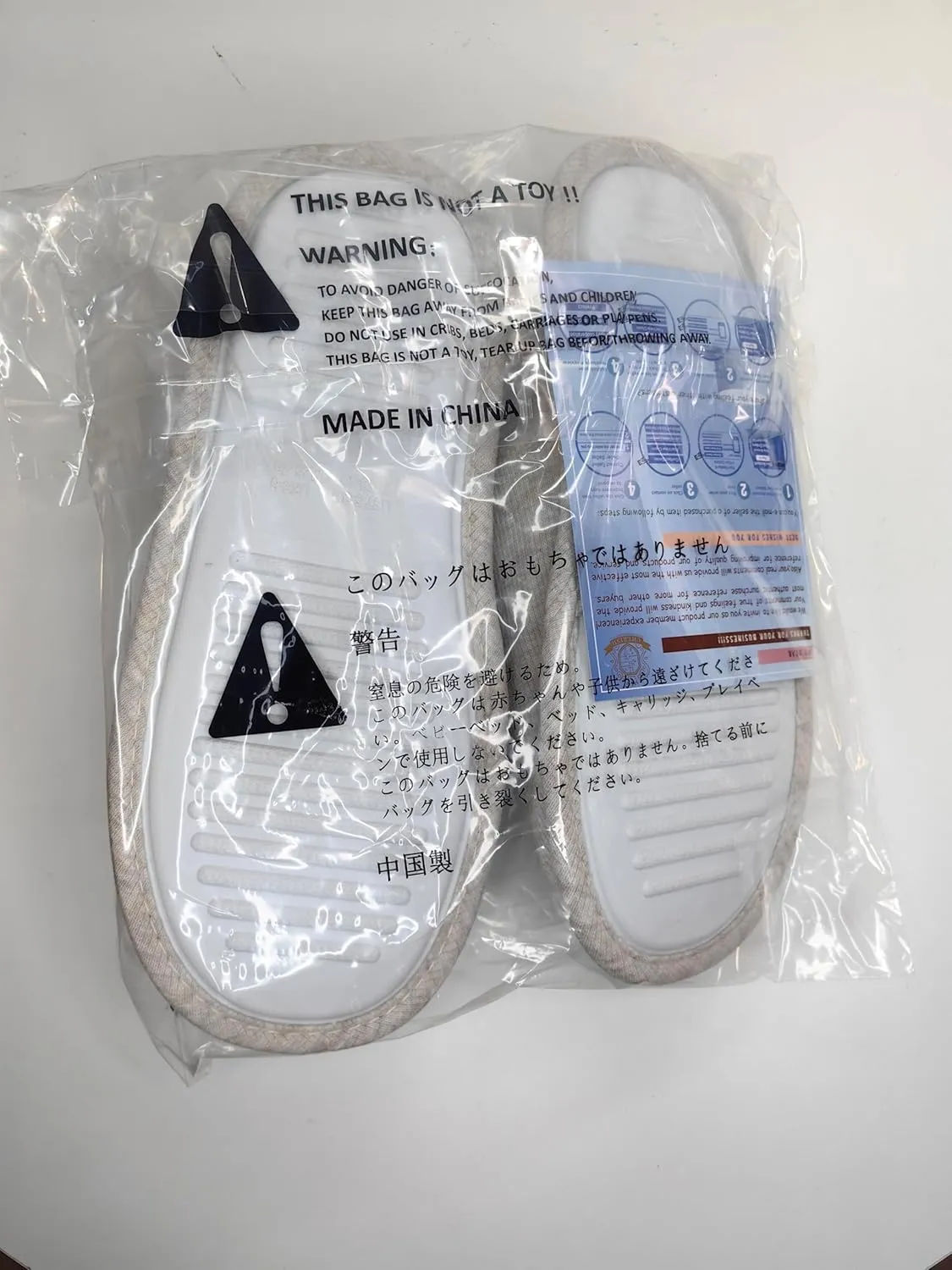 ofoot Mens Indoor Memory Foam Cotton Scuff Slippers Slip On Summer House Shoes Flats Breathable Lightweight Washable Non Skid Rubber Soles