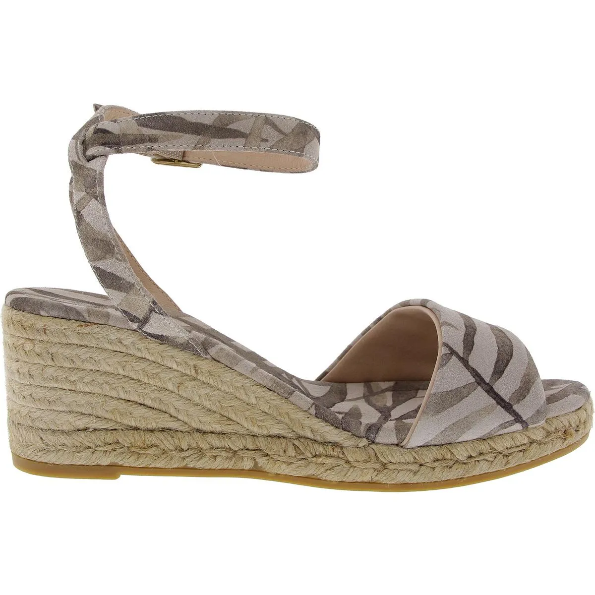 Orly Womens Printed Suede Espadrilles