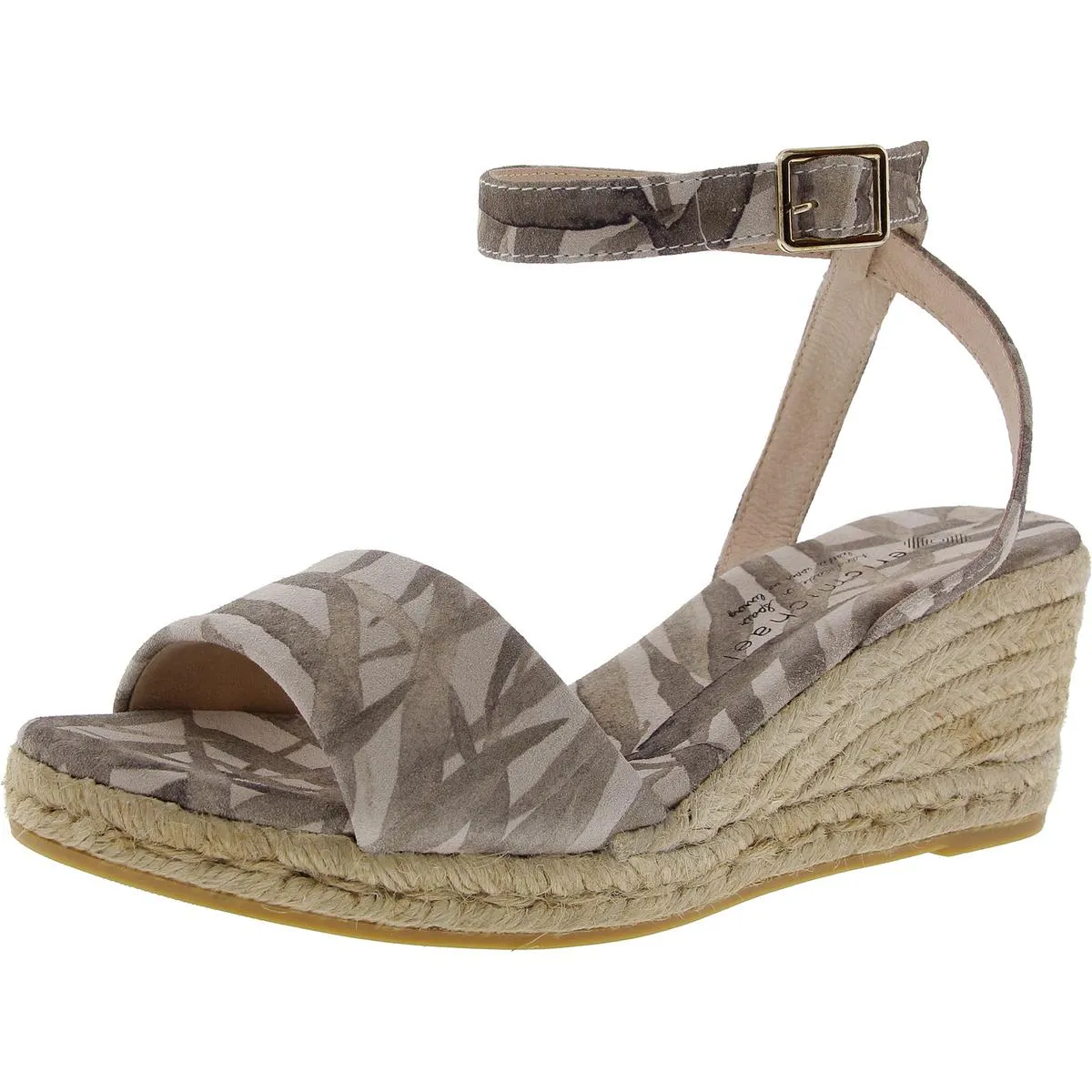 Orly Womens Printed Suede Espadrilles
