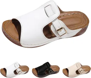Orthopedic Sandals for Women 2025 Open Toe Slip On Slippers Comfortable Walking Shoes Going Out Summer Beach Sandals Lightweight Slippers