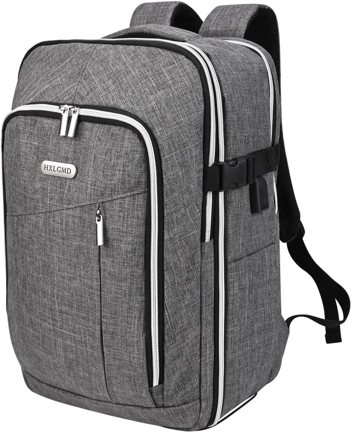 Personal Item Travel Carry On Luggage Backpack for Women Men Flight Approved Casual Weekender Laptop Bag for College Business Outdoors Hiking Water Resistant Lightweight Daypack with USB Charging Port