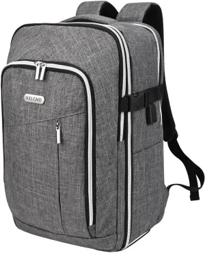 Personal Item Travel Carry On Luggage Backpack for Women Men Flight Approved Casual Weekender Laptop Bag for College Business Outdoors Hiking Water Resistant Lightweight Daypack with USB Charging Port