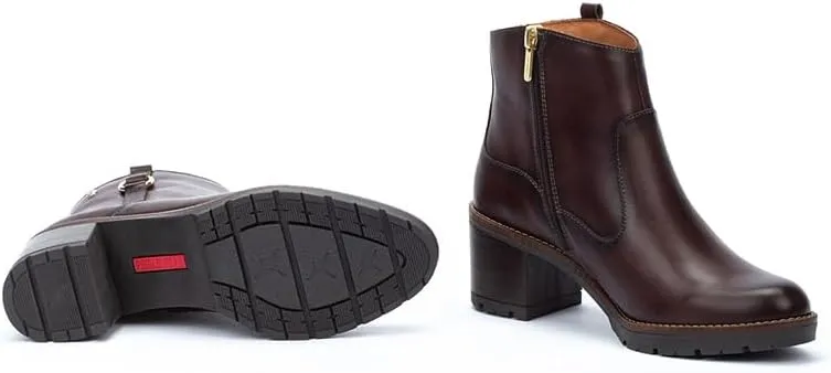 PIKOLINOS High-Heel Ankle Boot Leather Llanes for Woman