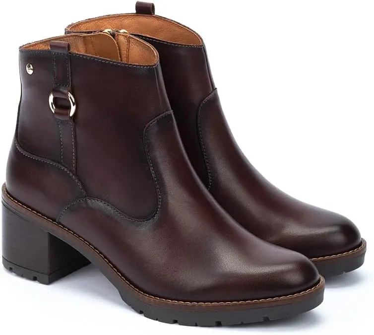 PIKOLINOS High-Heel Ankle Boot Leather Llanes for Woman