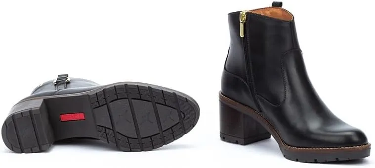 PIKOLINOS High-Heel Ankle Boot Leather Llanes for Woman