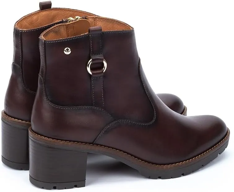 PIKOLINOS High-Heel Ankle Boot Leather Llanes for Woman
