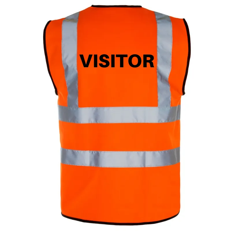 Printed Hi-Viz Cost-efficient High-efficiency VISITOR Waistcoat -