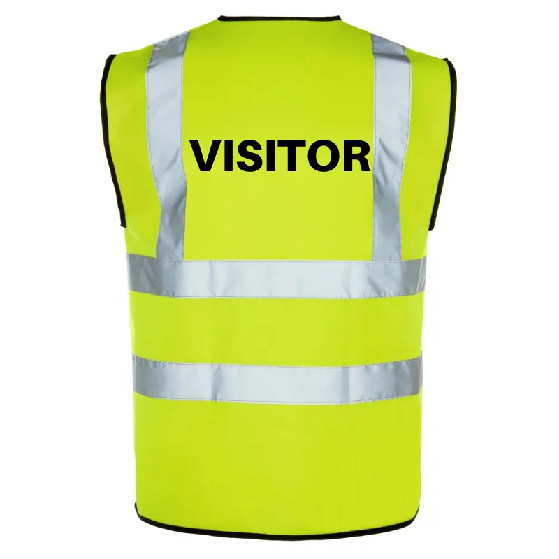 Printed Hi-Viz Cost-efficient High-efficiency VISITOR Waistcoat -