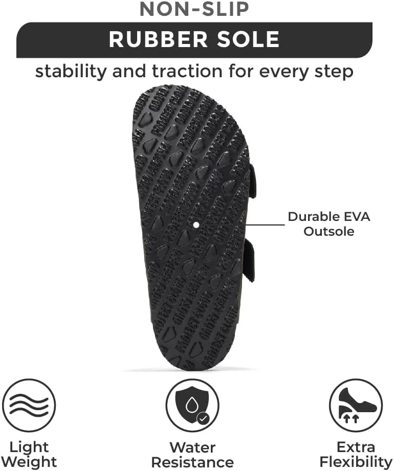 Project Cloud Genuine Leather Flat Sandals for Women 2025 Comfortable Beach Essentials Womens Sandals Memory Foam Vacation Essentials Slides for Women Footwear (Santorini)