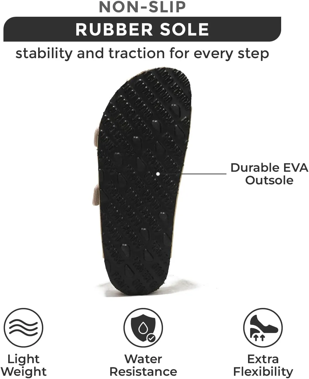 Project Cloud Genuine Leather Flat Sandals Women 2025 Beach Essentials Womens Sandals Memory Foam Vacation Essentials Slides for Women Footwear (Venita)