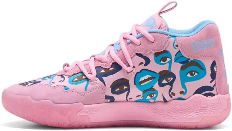 Puma MB.03 Kid Super - Men's (Pink/Pink/Blue)