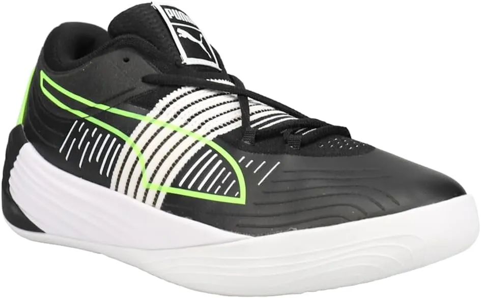 PUMA Mens Fusion Nitro Basketball Sneakers Shoes - Black