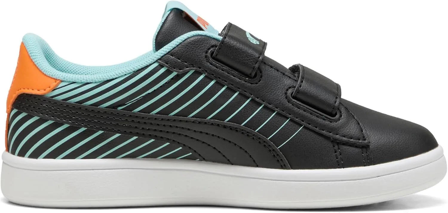 PUMA Unisex-Child Smash Hook and Loop Sneaker