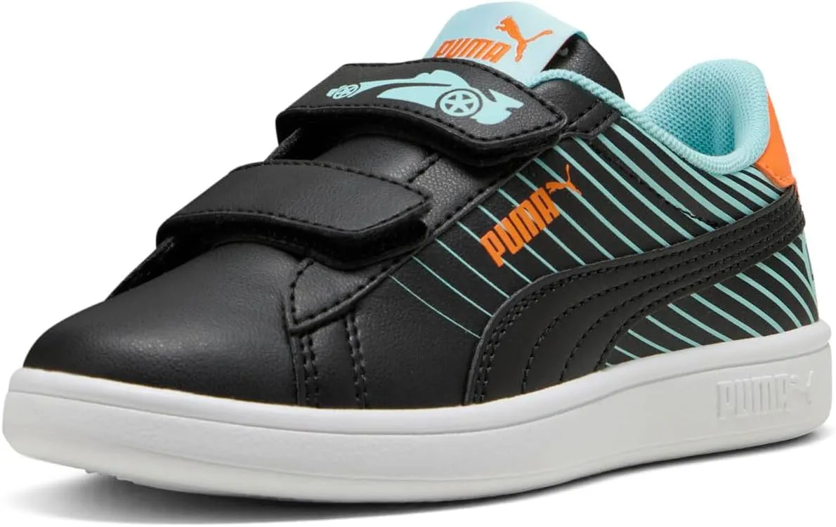 PUMA Unisex-Child Smash Hook and Loop Sneaker