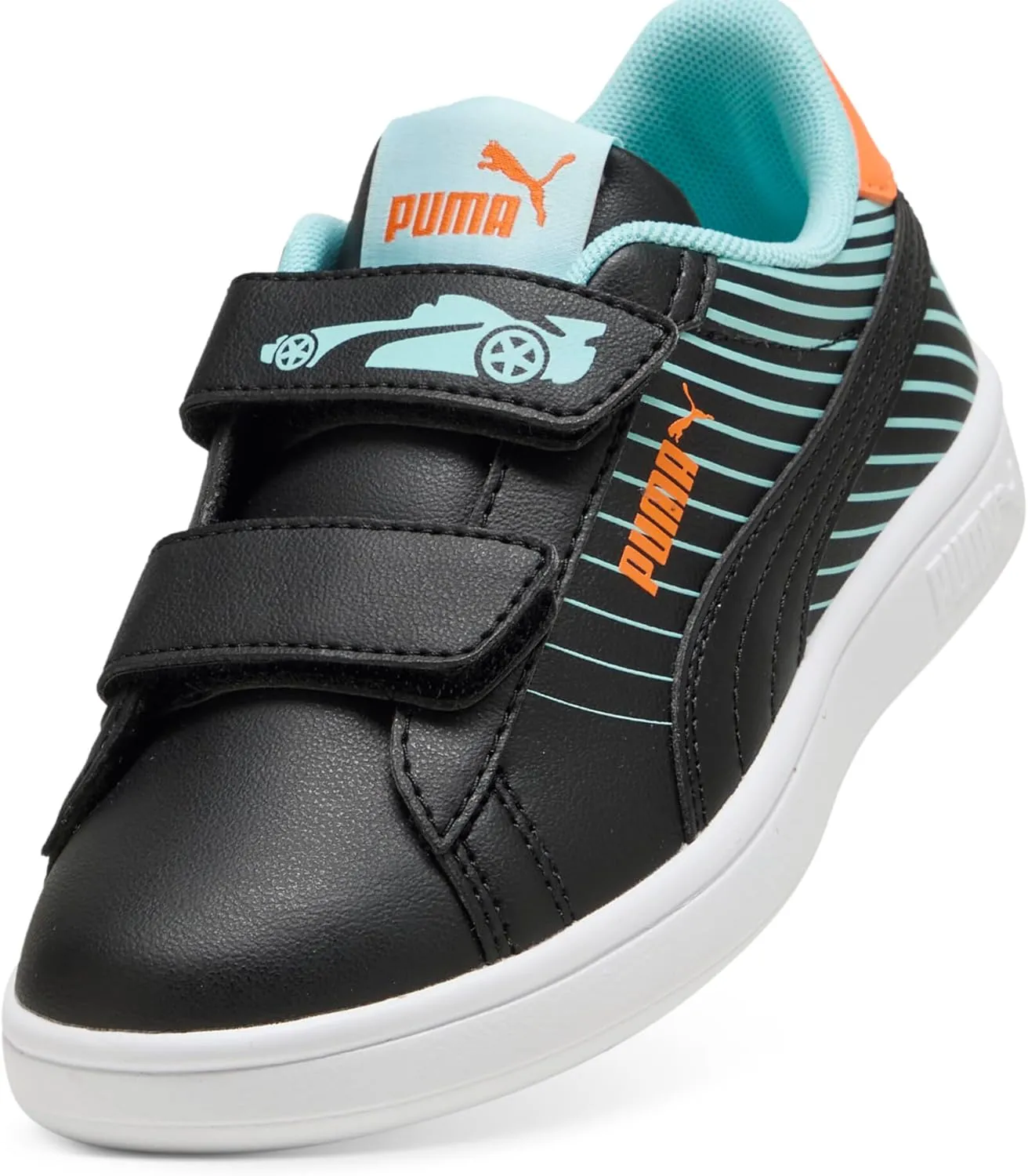 PUMA Unisex-Child Smash Hook and Loop Sneaker