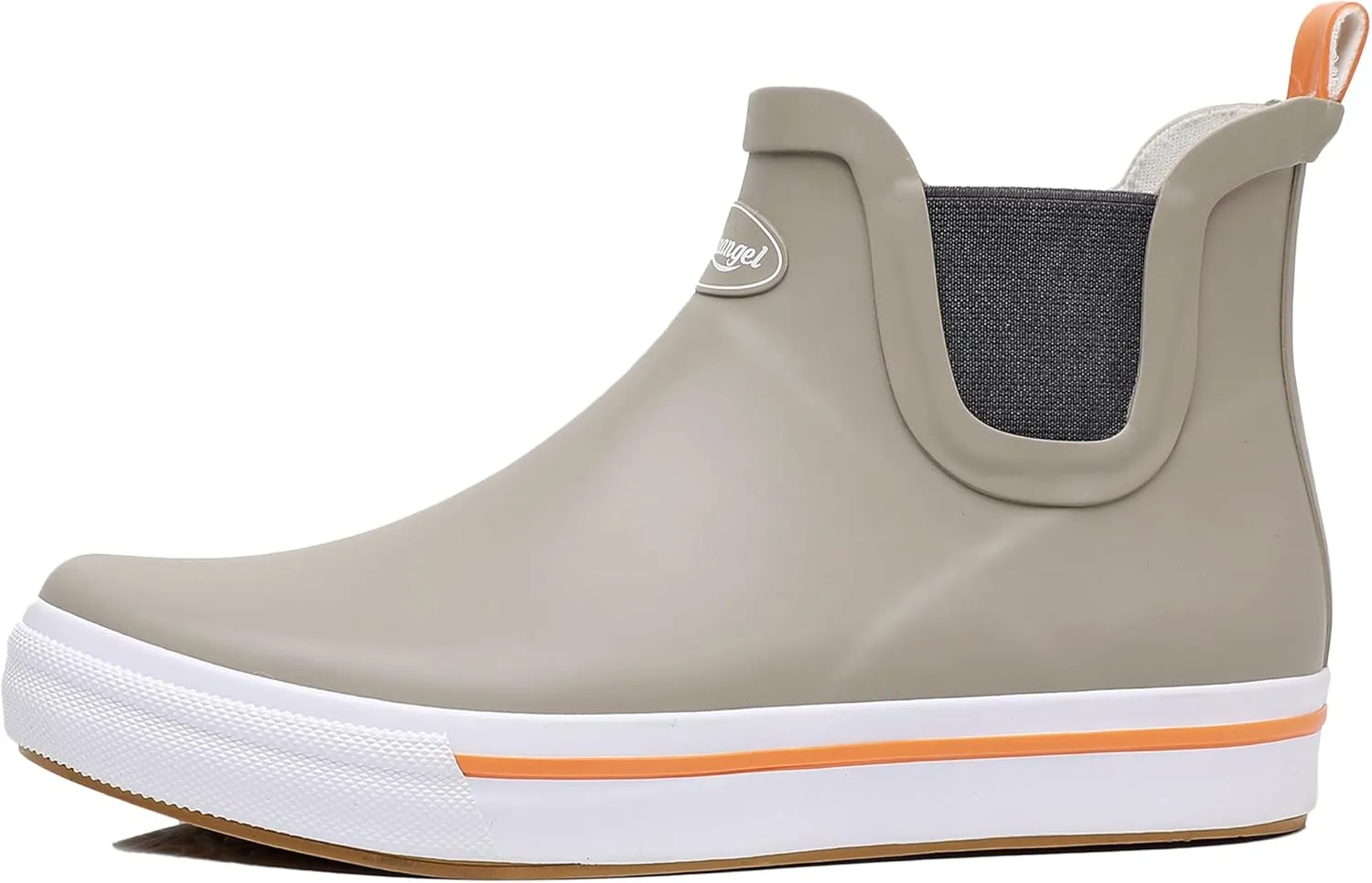 Rain Boots for Women and Men,Unisex Ankle Rain Shoes Anti-Slipping Rainboots with Comfortable Lightweight Garden Rubber Rain Boot and Outdoor Work Shoes,Waterproof Fishing Deck Boots
