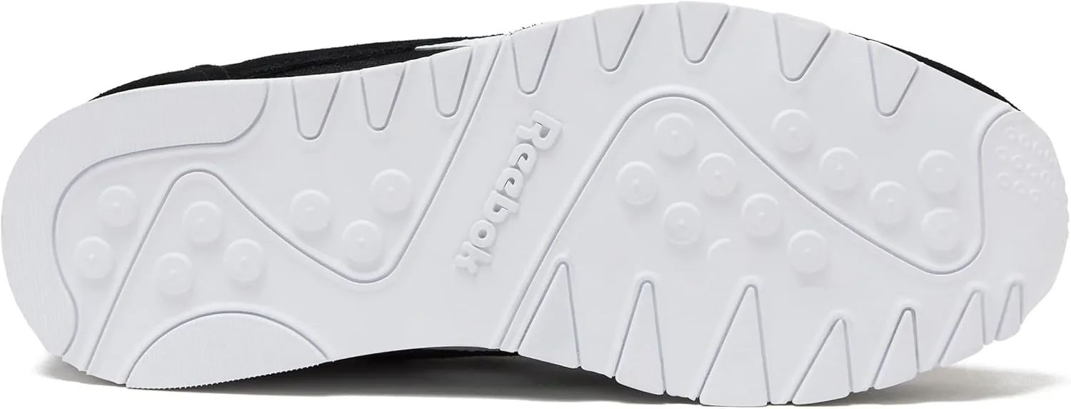 Reebok Mens Classic Cushioned Footbed Faux Leather Running & Training Shoes
