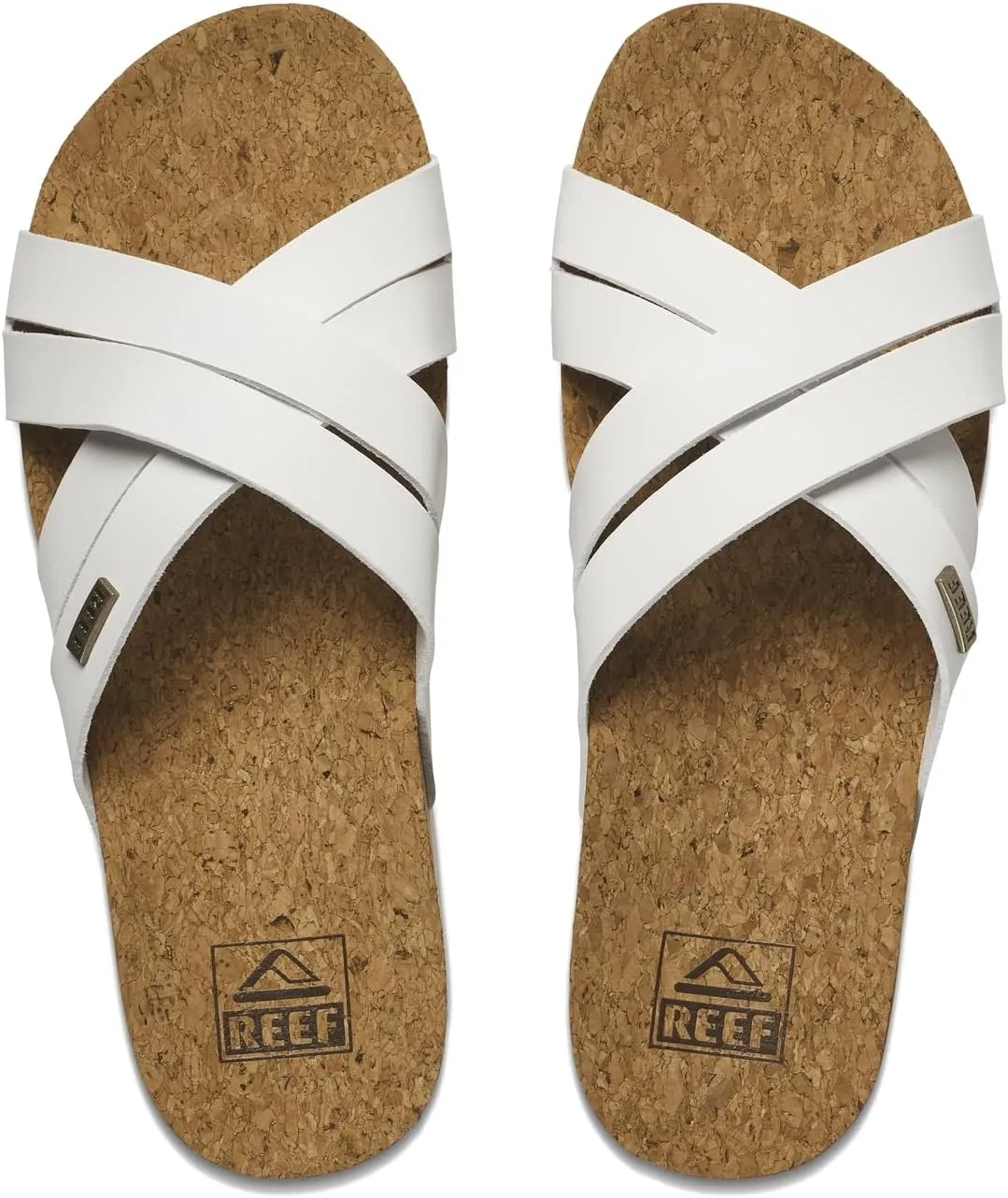 REEF Cushion Bloom Hi Women's Platform Fashion Sandal, Vegan Leather X Strap, Arch Support and Heel Cupping