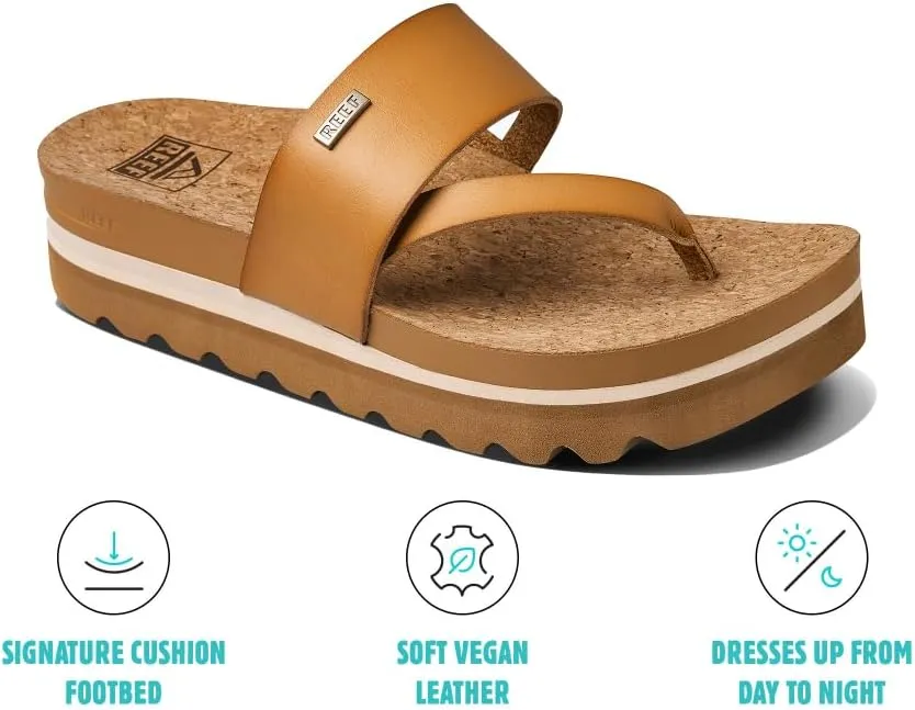 REEF Cushion Sol Hi Women's Platform Fashion Sandal, Ultra Soft Cushion Footbed