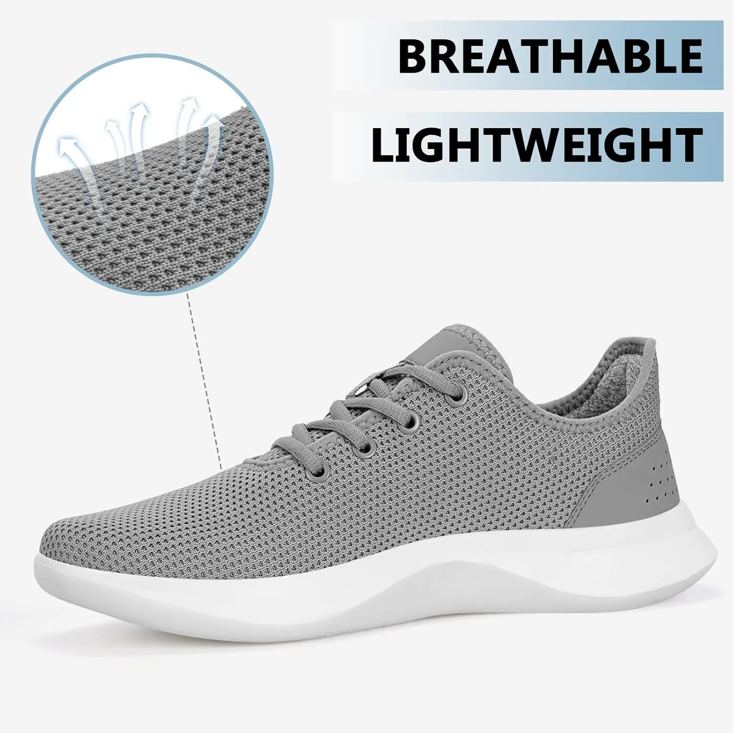 Sneakers for Women Men, Walking Shoes Tree Women’s Runner Sneakers with Arch Support, Comfortable Lightweight Walking Sneakers, Non Slip Athletic Tennis Running Shoes for Gym Workout Yoga Walking