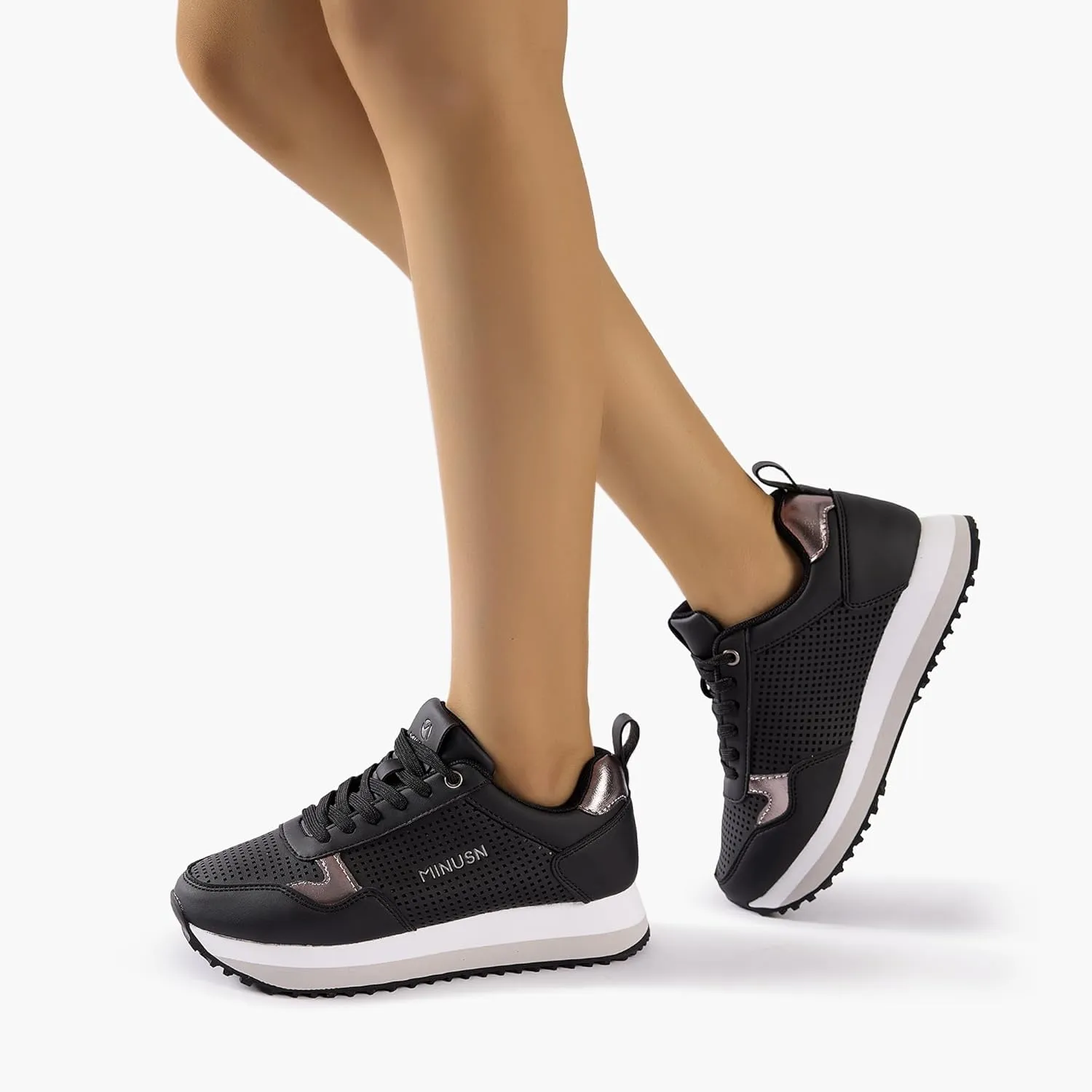 Sneakers for Women Thick Casual Walking Shoes Platform Breathable Tennis Shoes Chunky Sneaker Comfortable Heighten Stylish