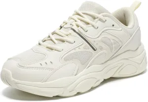 STQ Womens Chunky Sneakers Comfortable Walking Shoes with Arch Sopport