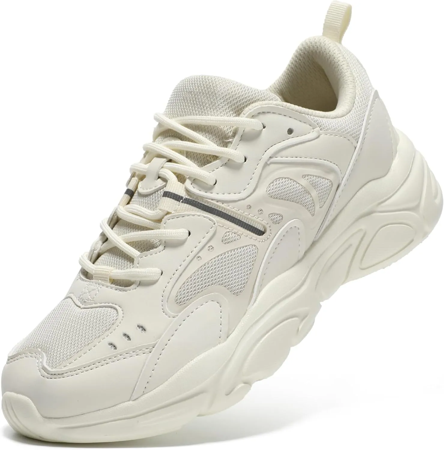 STQ Womens Chunky Sneakers Comfortable Walking Shoes with Arch Sopport