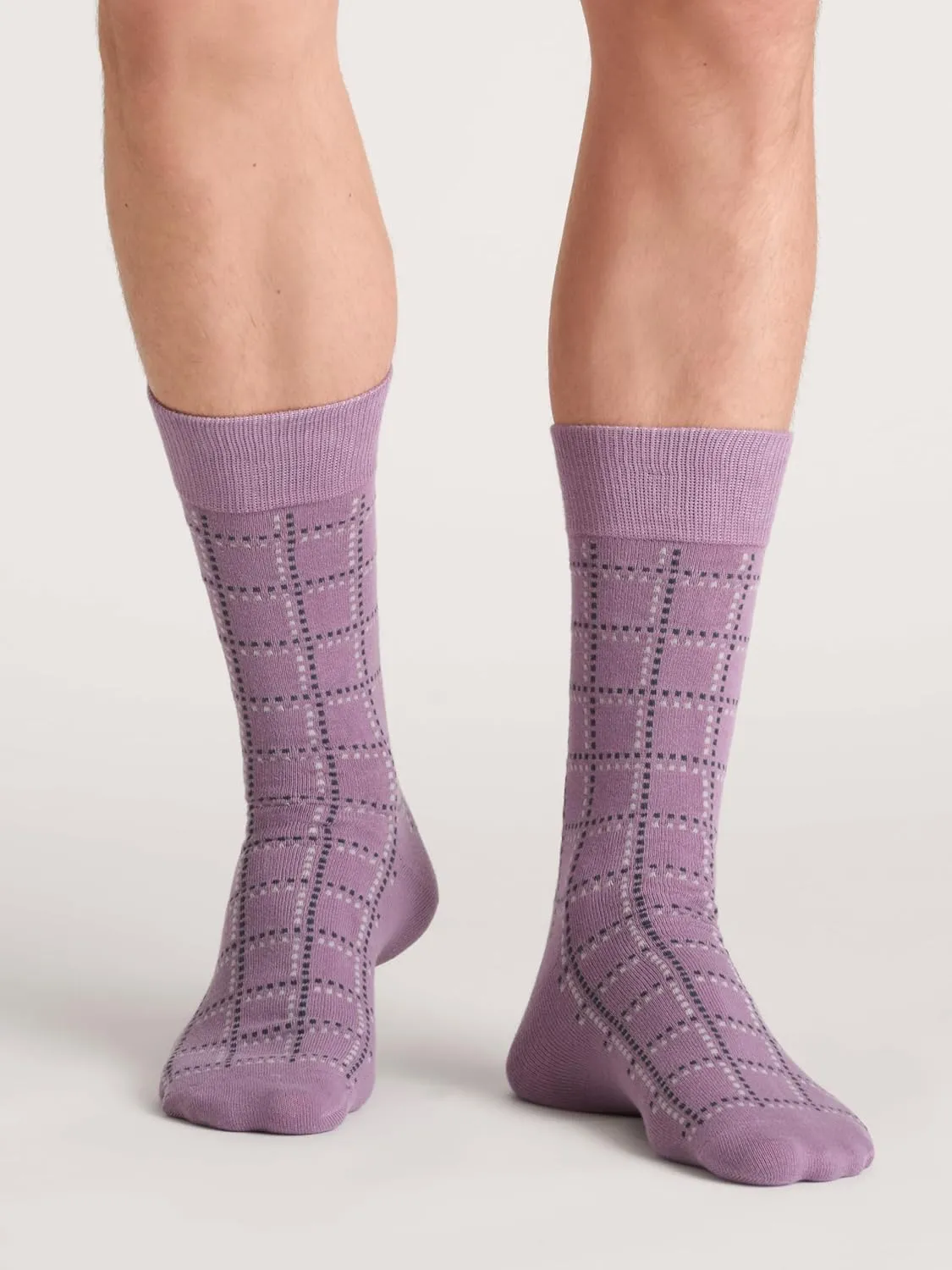 Ted Baker Men's 3 Pack Pattern Crew Dress Socks