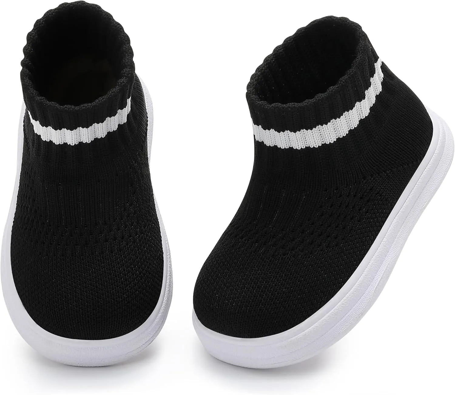 Tiny Explorings Sock Shoes | Anti-Slip Rubber Sole Baby Walking Socks | Soft-Soled First Walkers for Boys & Girls | Breathable Infant Home & Outdoor Shoes