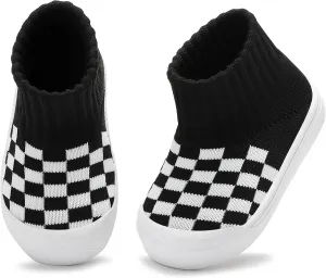 Tiny Explorings Sock Shoes | Anti-Slip Rubber Sole Baby Walking Socks | Soft-Soled First Walkers for Boys & Girls | Breathable Infant Home & Outdoor Shoes