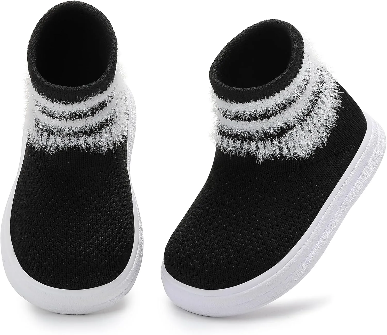 Tiny Explorings Sock Shoes | Anti-Slip Rubber Sole Baby Walking Socks | Soft-Soled First Walkers for Boys & Girls | Breathable Infant Home & Outdoor Shoes