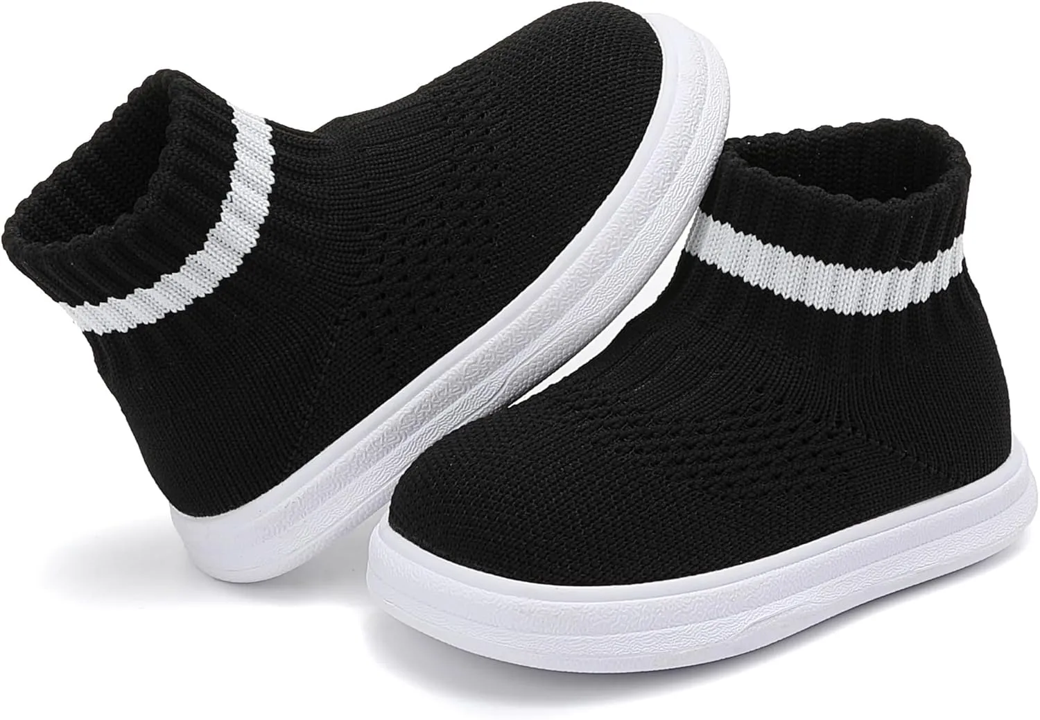Tiny Explorings Sock Shoes | Anti-Slip Rubber Sole Baby Walking Socks | Soft-Soled First Walkers for Boys & Girls | Breathable Infant Home & Outdoor Shoes