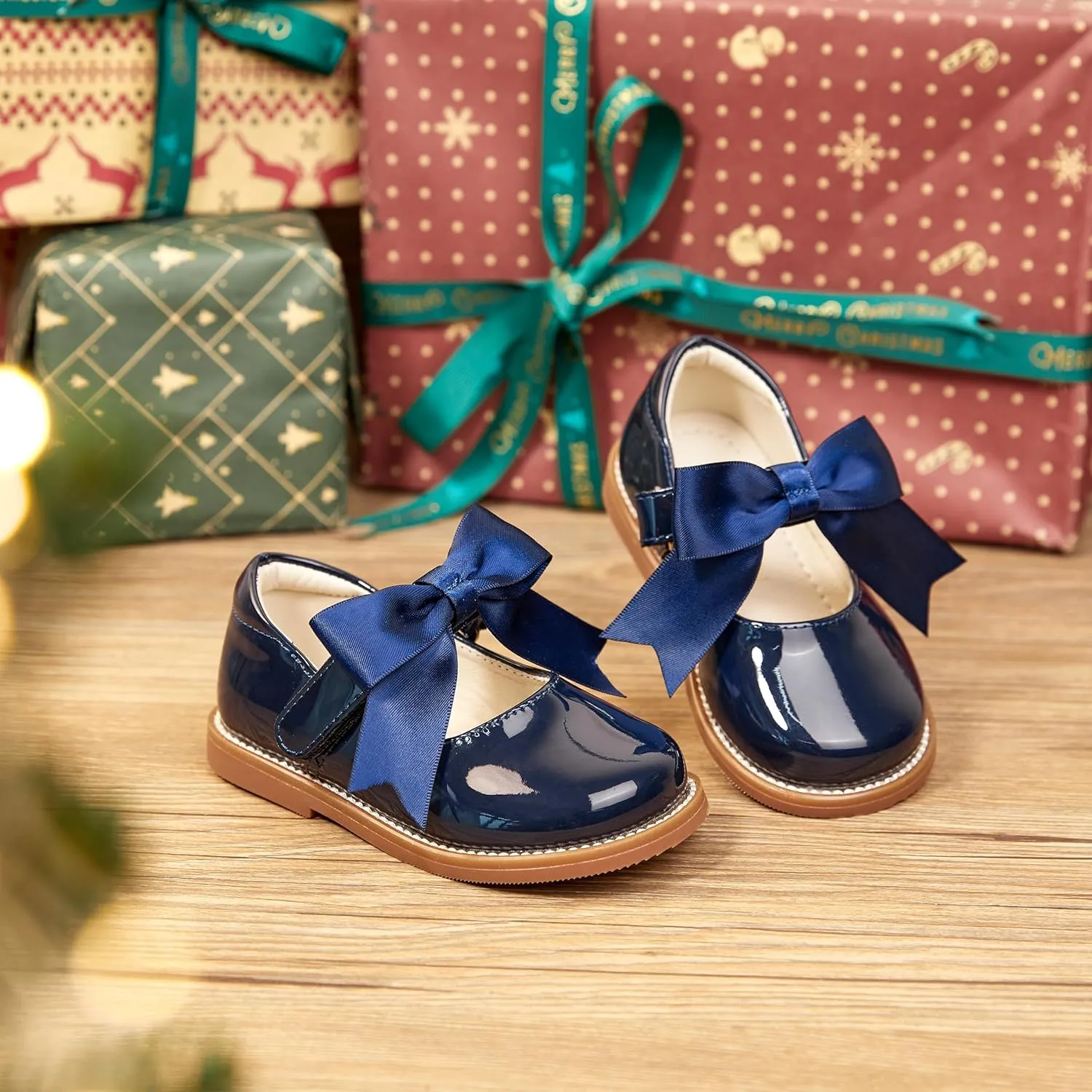 Toddler Girl Mary Jane Dress Shoes-Little Girl School Uniform Shoes for Wedding Party