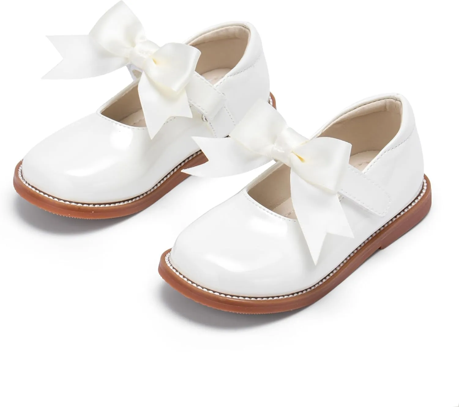 Toddler Girl Mary Jane Dress Shoes-Little Girl School Uniform Shoes for Wedding Party