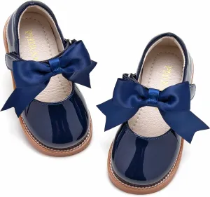 Toddler Girl Mary Jane Dress Shoes-Little Girl School Uniform Shoes for Wedding Party