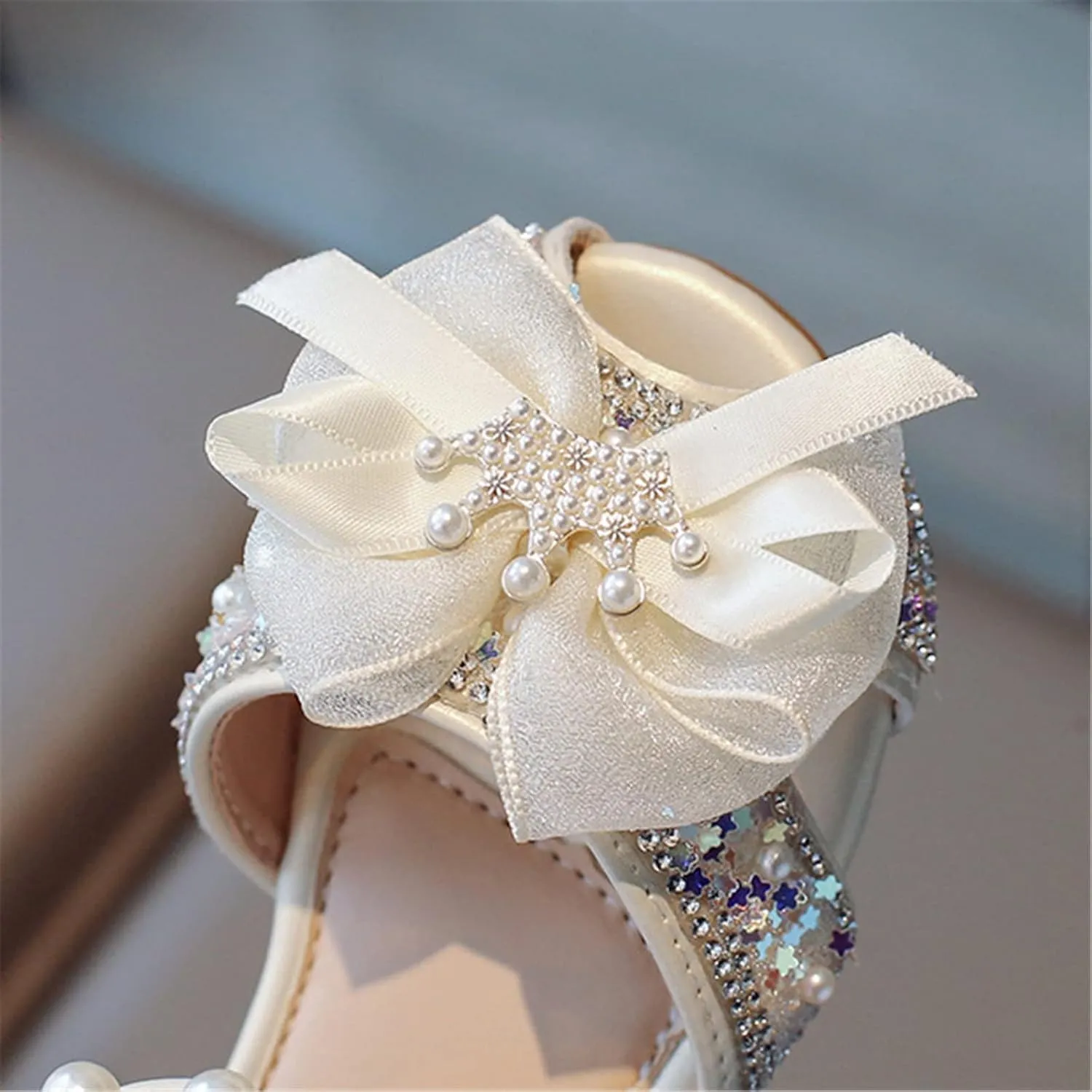 Toddler Girls Sandals Soft Rubber Flat Shoes Cute Lace Bow Princess Sandals Summer Baby Flower Girl Shoes