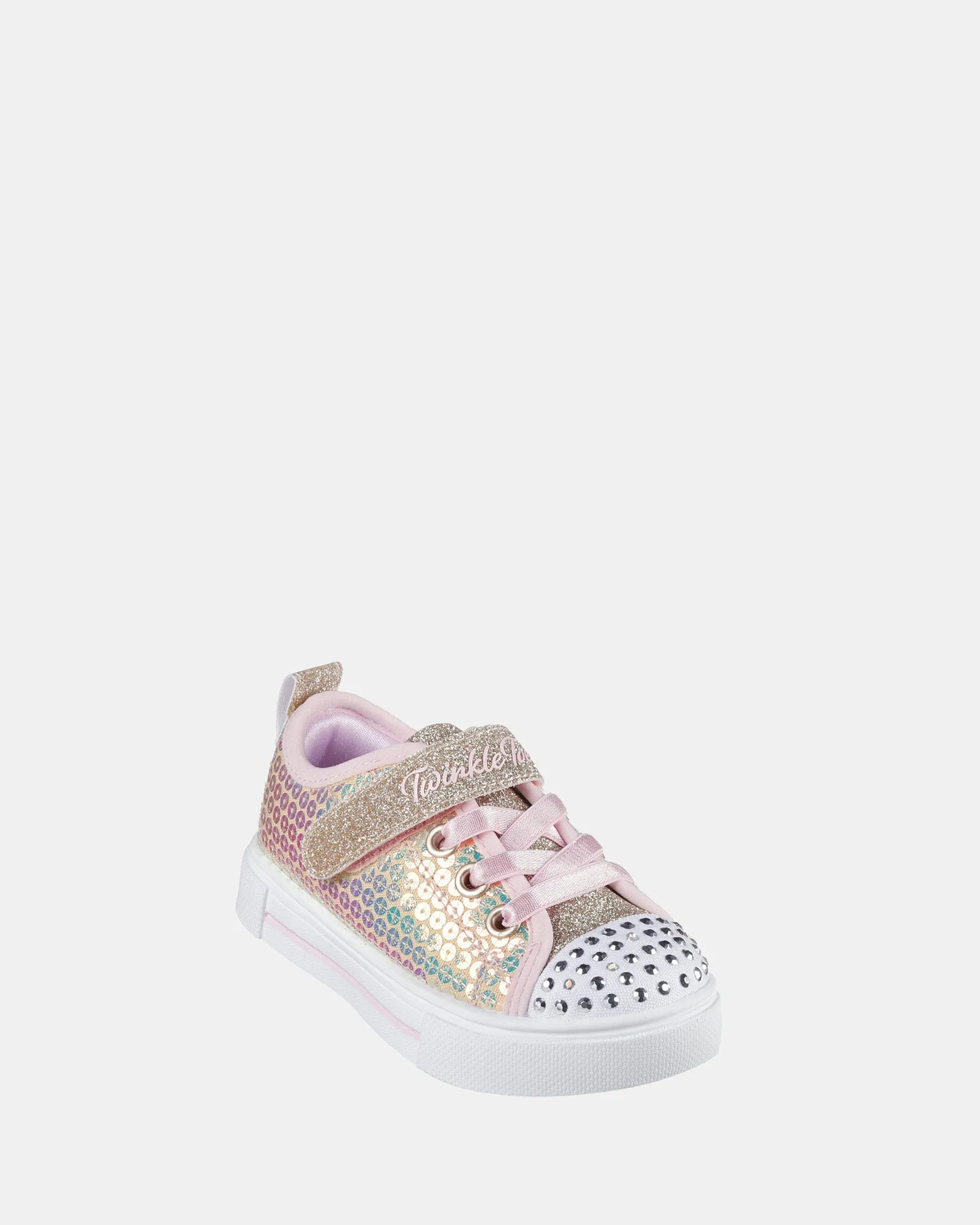 Twinkle Toes Sparks Sequin Party Infant Gold/Pink