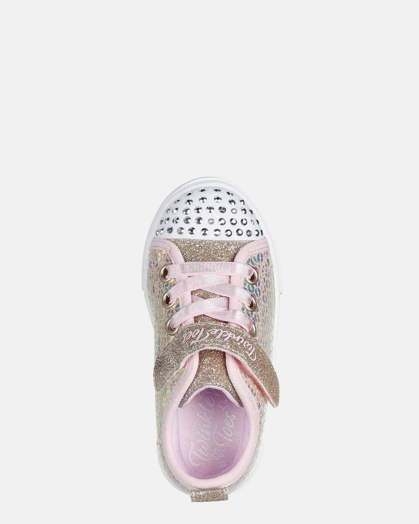 Twinkle Toes Sparks Sequin Party Infant Gold/Pink