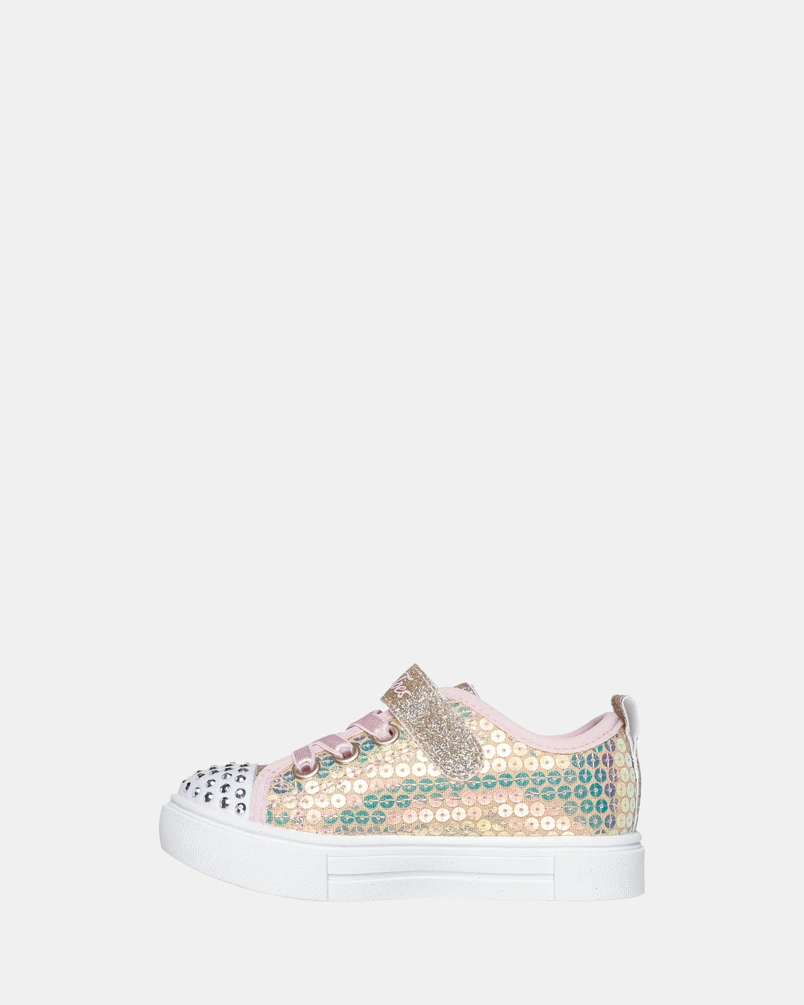 Twinkle Toes Sparks Sequin Party Infant Gold/Pink