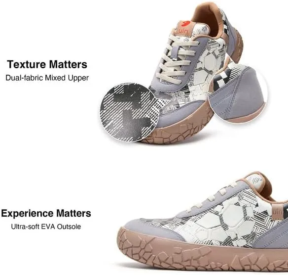 UIN Men's Fashion Sneakers Walking Art Travel Shoes Trencads
