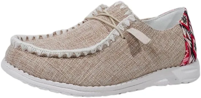 Unisex Slip-on Plaid Canvas Loafers for Women Men Low Top Outdoor Flat Walking Shoes Drving Shoes Sneakers| Comfortable & Light-Weight