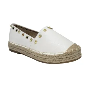 Victoria Adames Kylie White Espadrilles Shoes