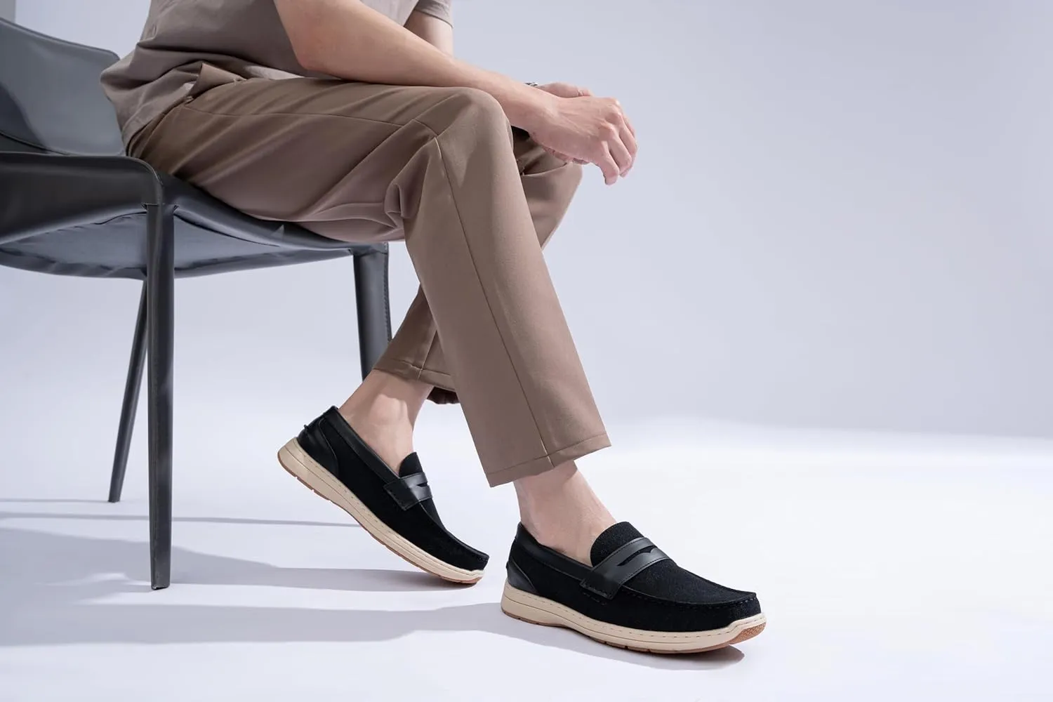 Vostey Men's Loafers Slip on Shoes Loafers Driving Loafers Casual Penny Loafers for Men