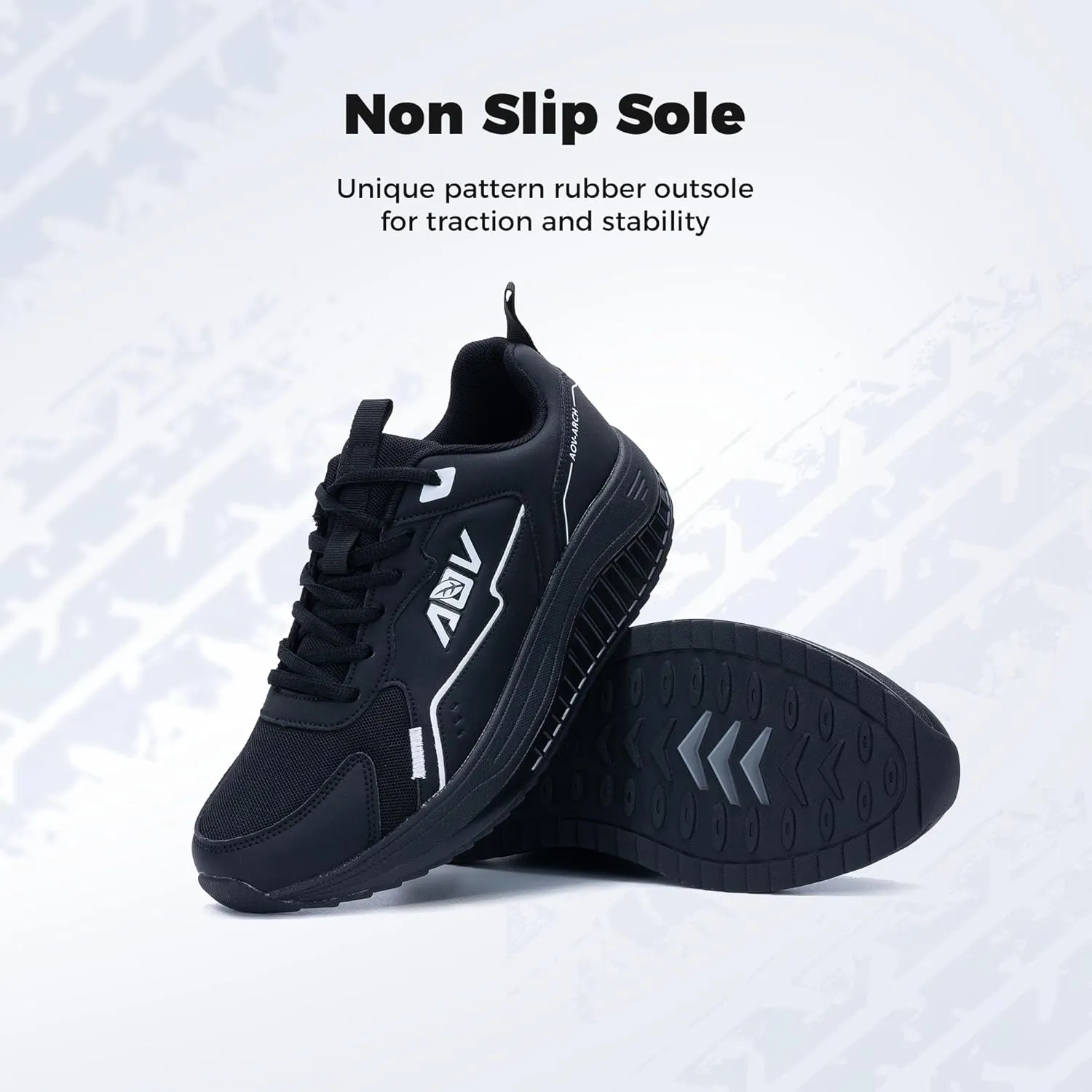 Walking Shoes for Men Arch Support Plantar Fasciitis Shoes Orthotic Tennis Sneakers for Foot Pain Relief