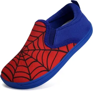 WateLves Toddler Little Kid Wide Barefoot Shoes Boys Girls Minimalist Slip On Sneakers Canvas Walking Shoes Fit Naturally Zero Drop Sole