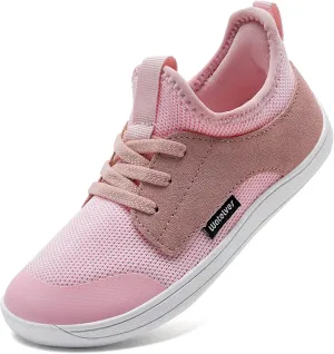 WateLves Toddler Little/Big Kid Wide Barefoot Shoes Boys Girls Minimalist Sneakers Splay Naturally Lightweight Breathable Running Tennis Shoes